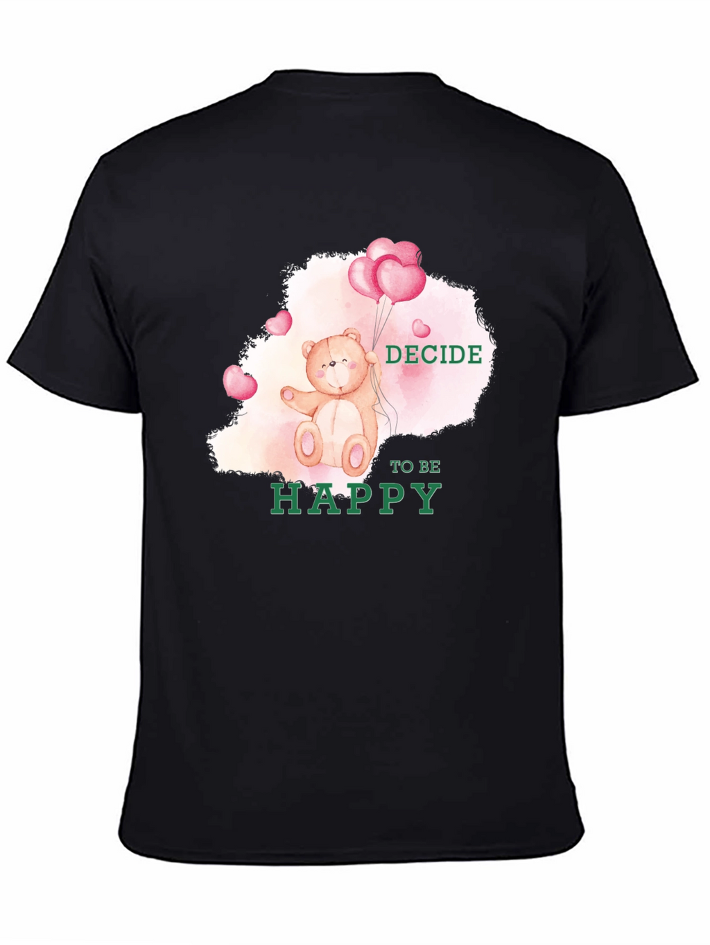 Decide To Be Happy Bear T-Shirt