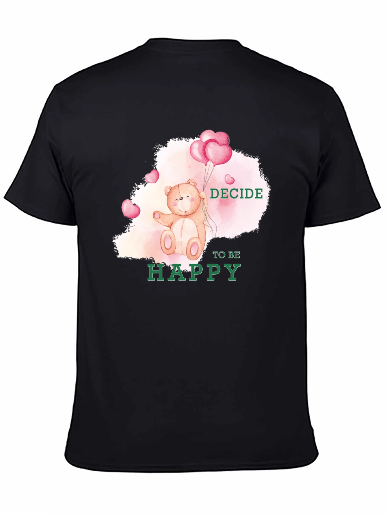 Decide To Be Happy Bear T-Shirt