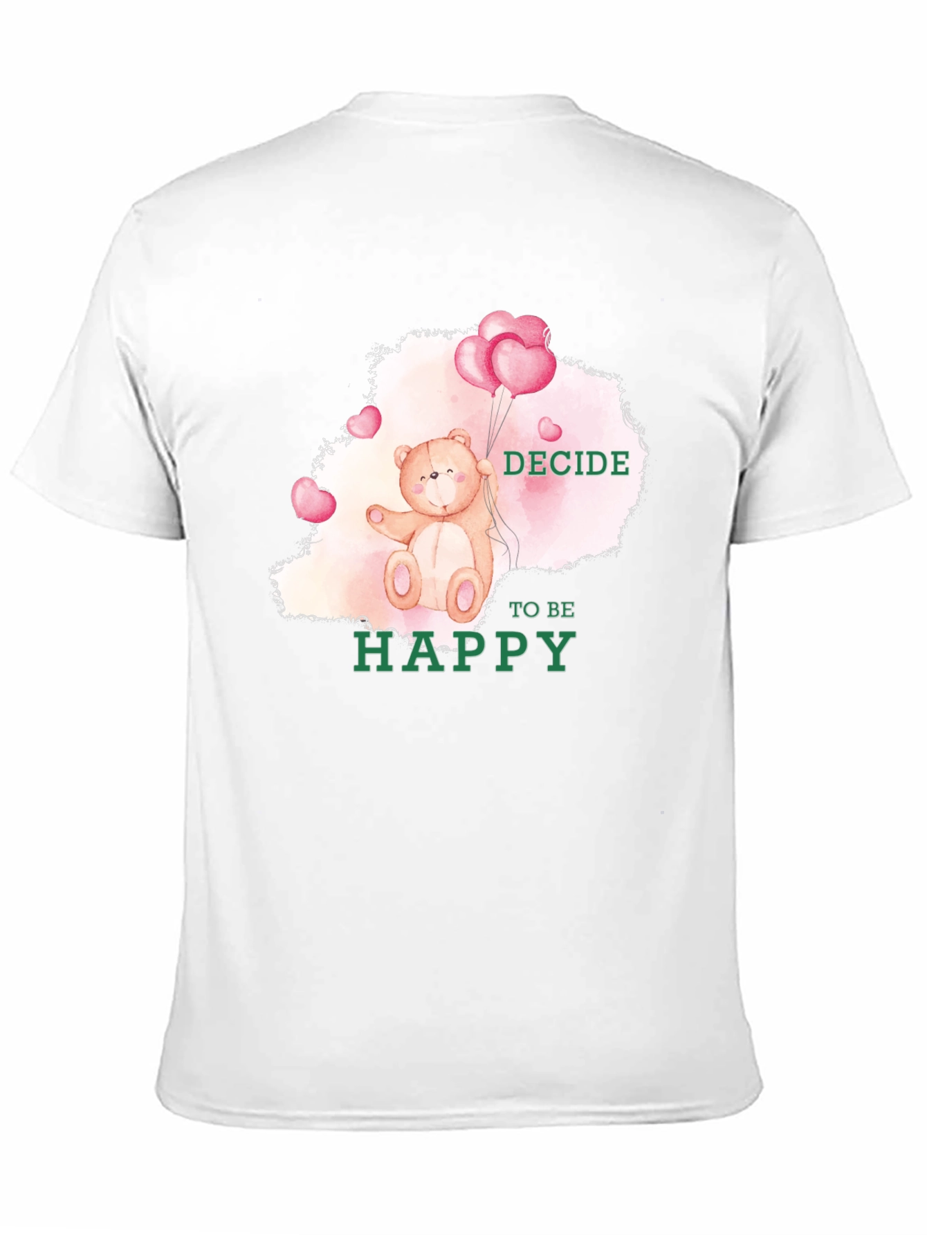 Decide To Be Happy Bear T-Shirt
