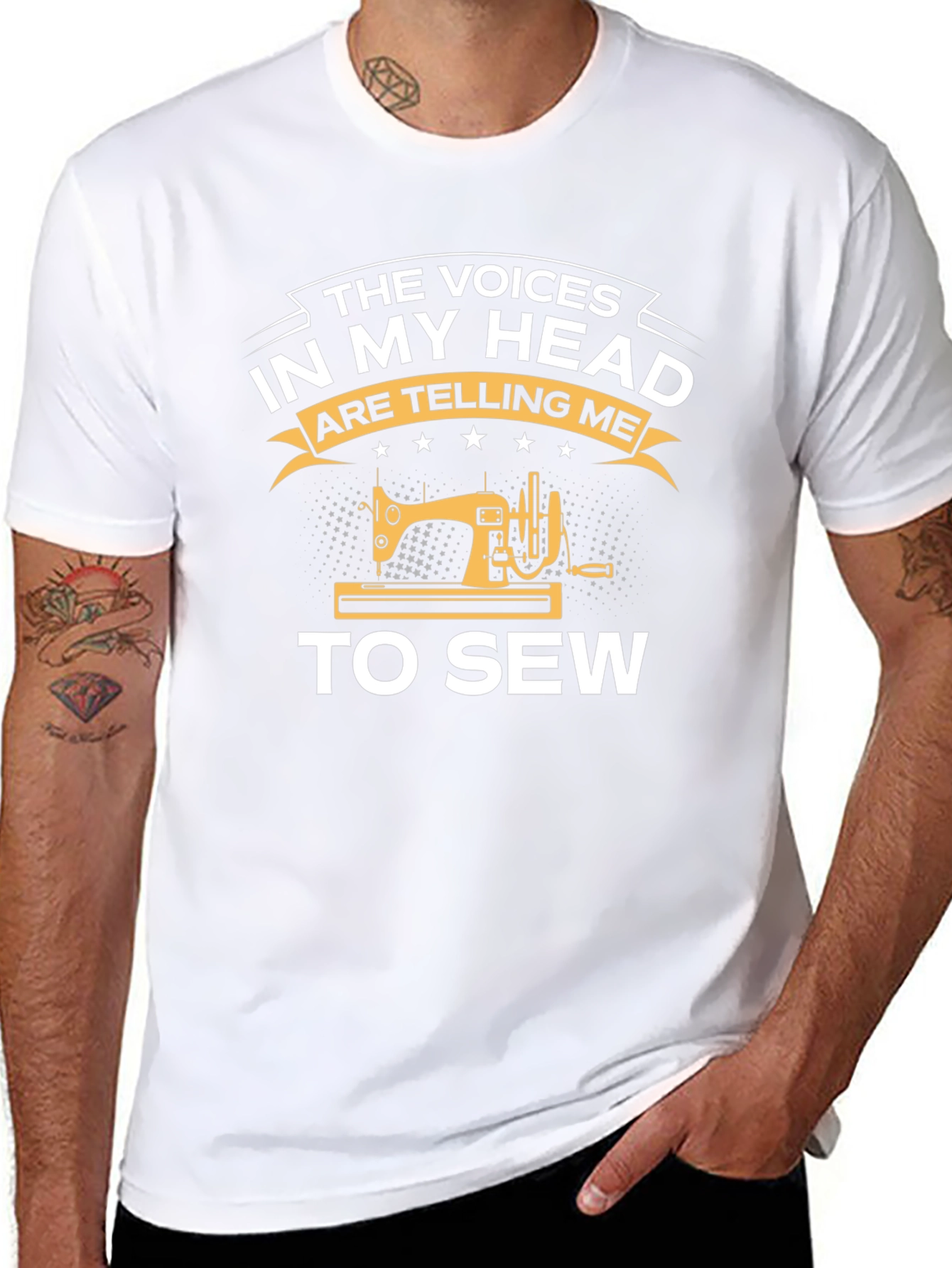 Voices in My Head Sewing T-Shirt