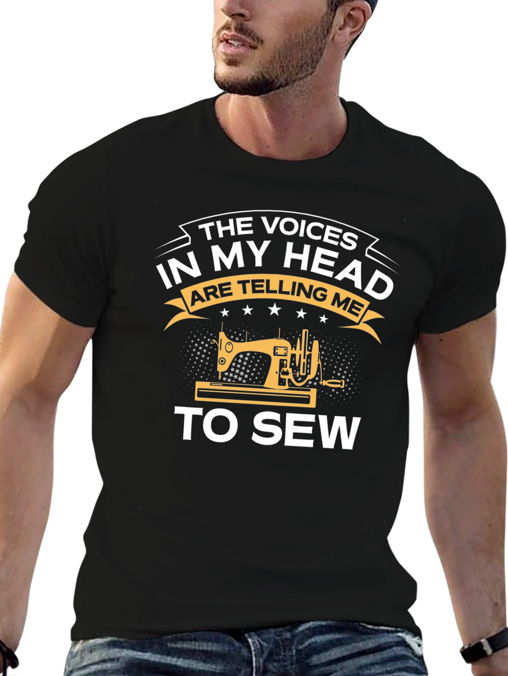 Voices in My Head Sewing T-Shirt