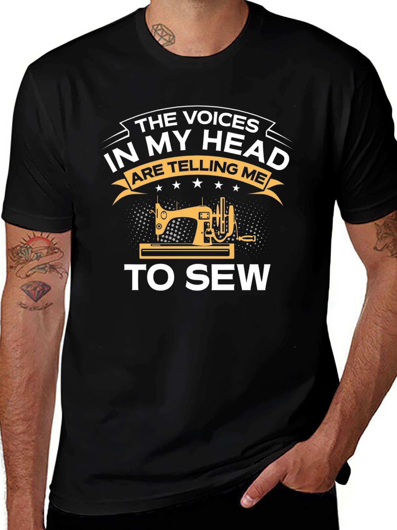 Voices in My Head Sewing T-Shirt