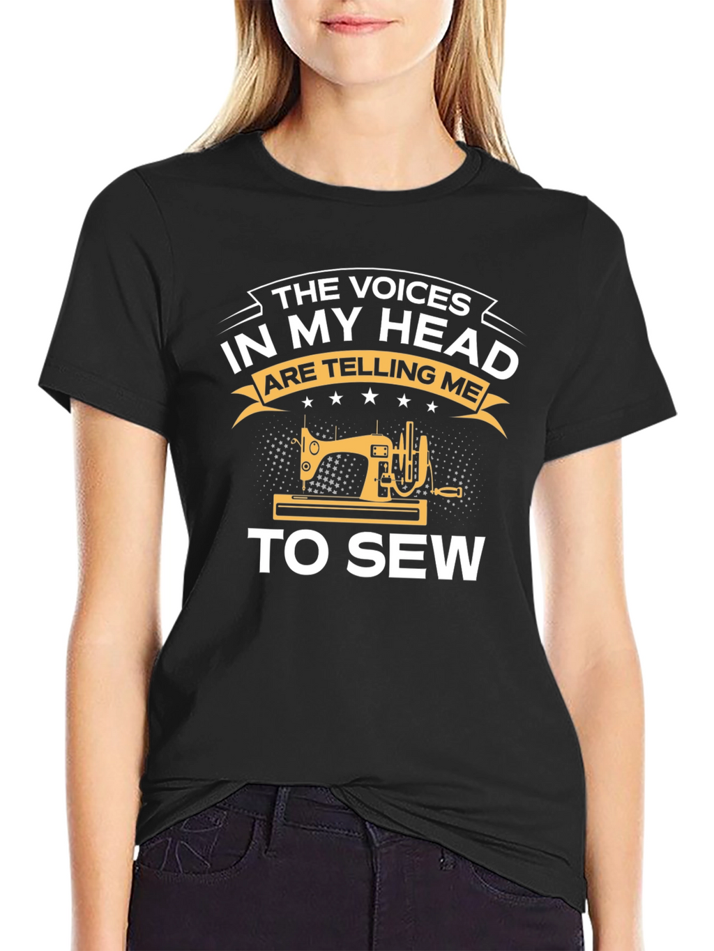 Voices in My Head Sewing T-Shirt