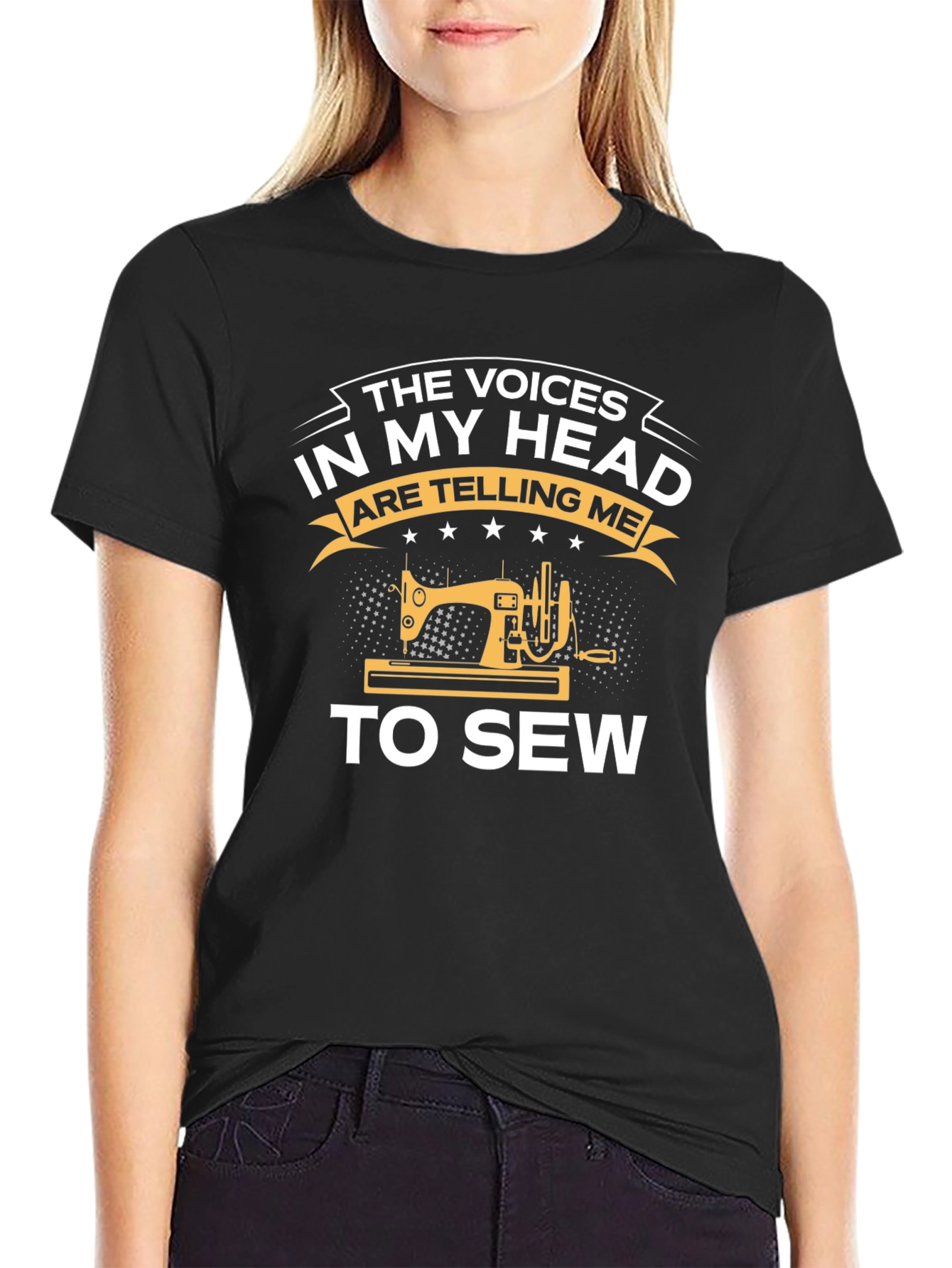 Voices in My Head Sewing T-Shirt