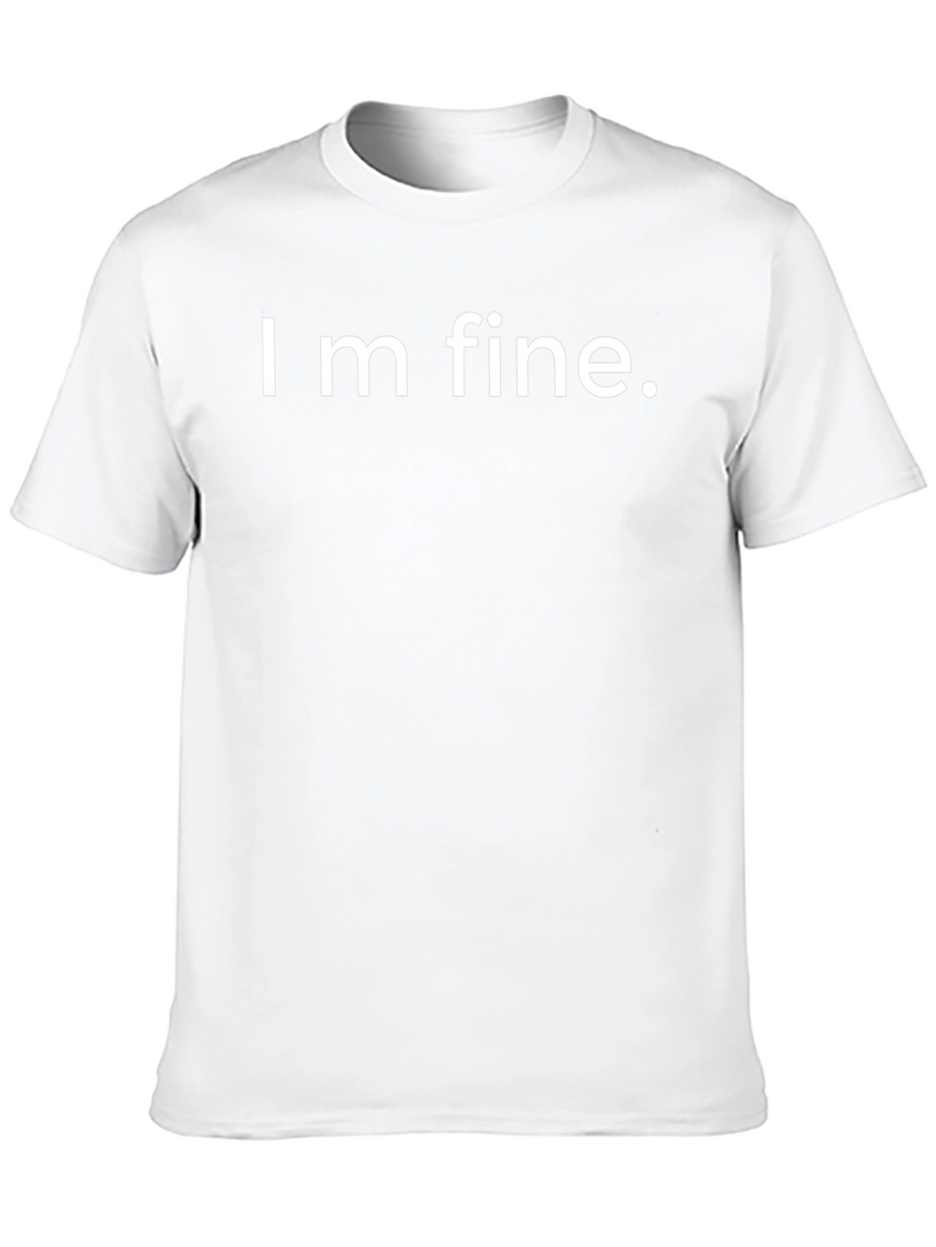 Im Fine Graphic T-Shirt - Black Cotton Tee