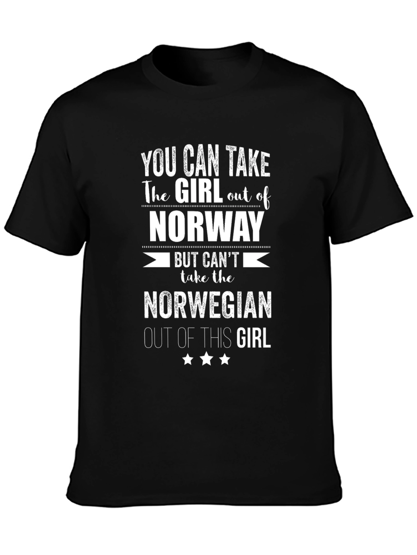 Funny Norway Pride T-Shirt - Norwegian Girl Tee