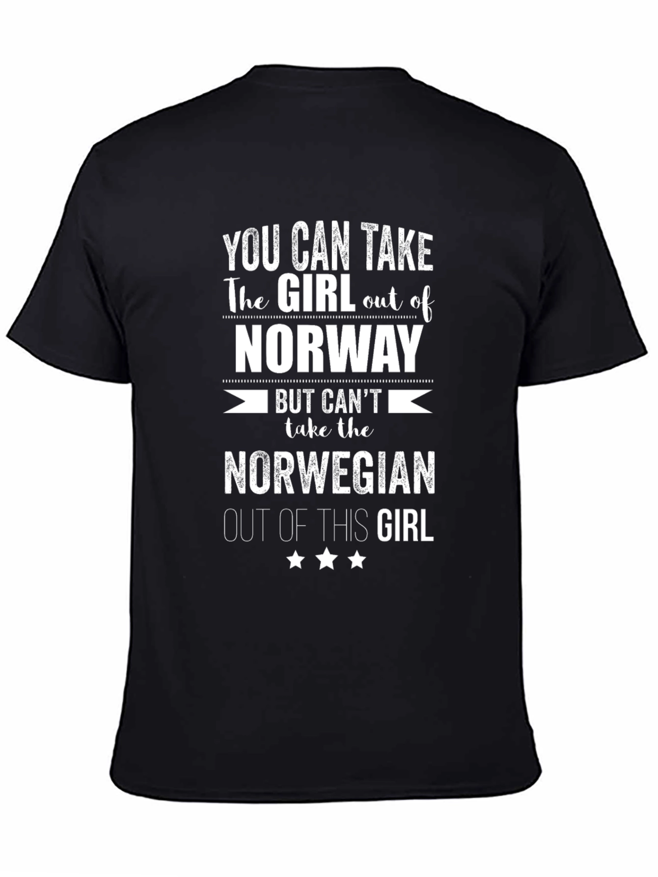 Funny Norway Pride T-Shirt - Norwegian Girl Tee