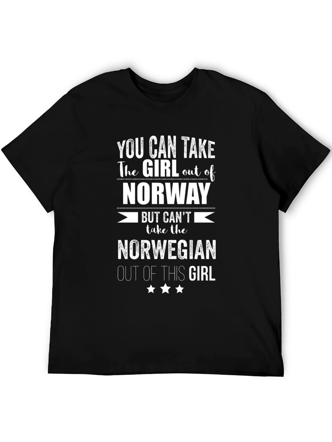 Funny Norway Pride T-Shirt - Norwegian Girl Tee