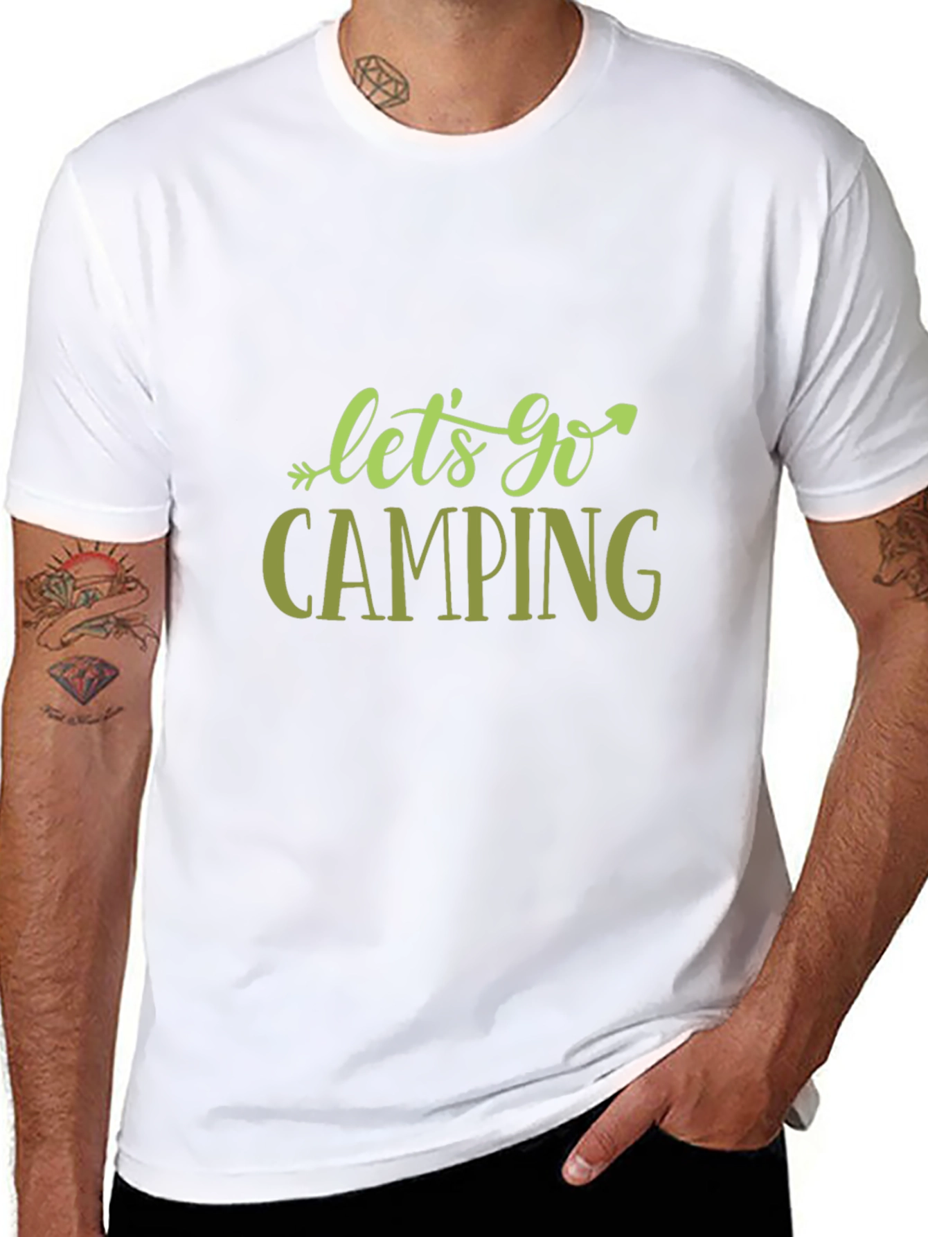 Lets Go Camping T-Shirt - Adventure Ready
