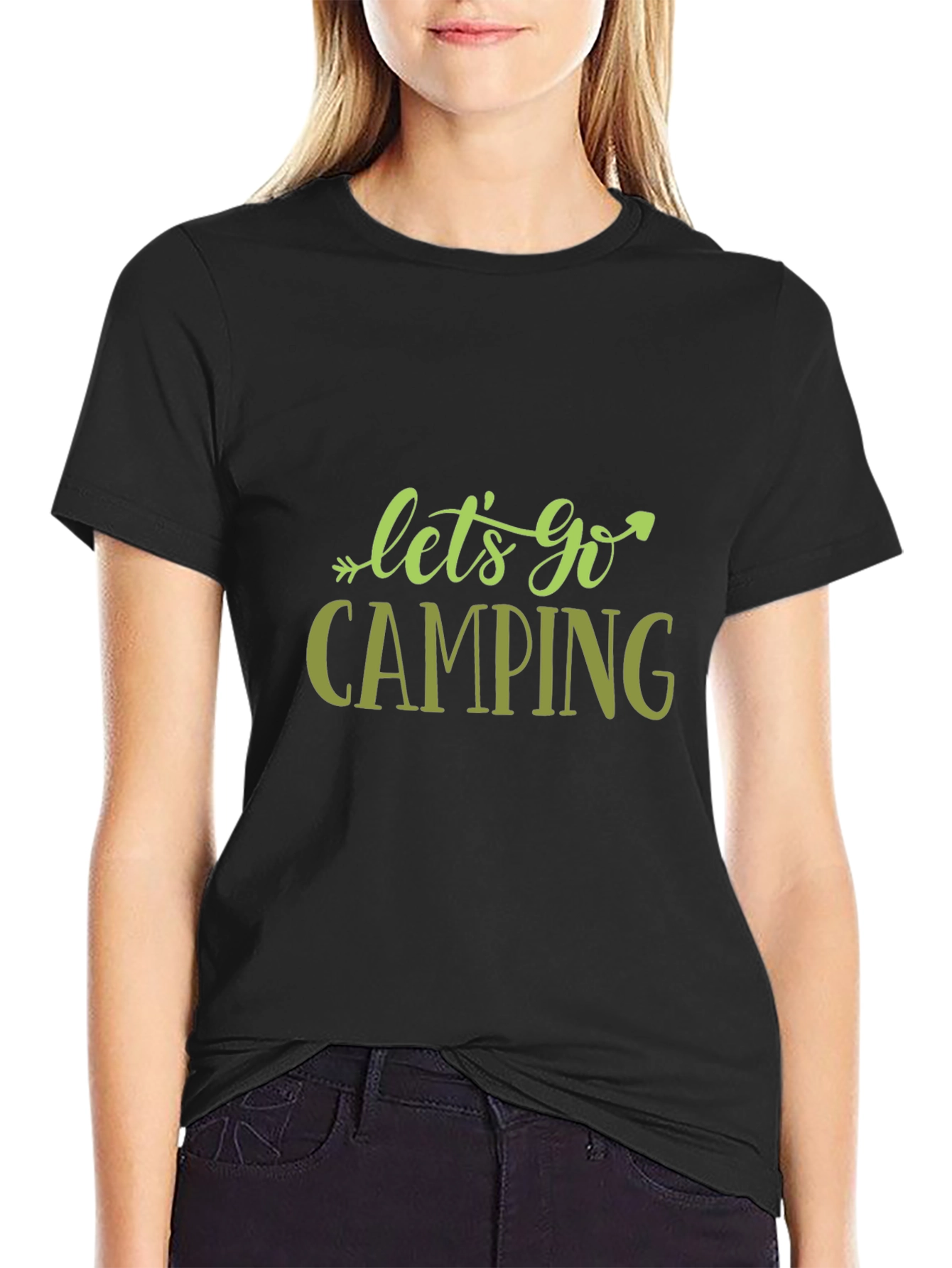 Lets Go Camping T-Shirt - Adventure Ready