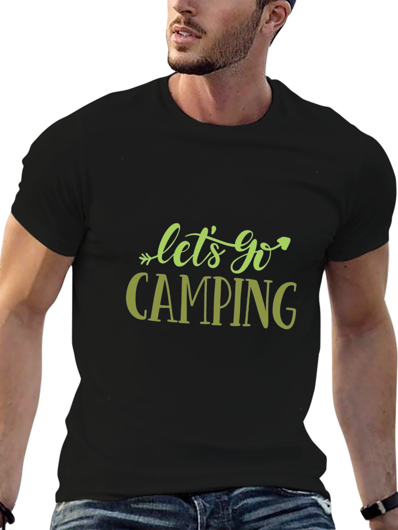 Lets Go Camping T-Shirt - Adventure Ready