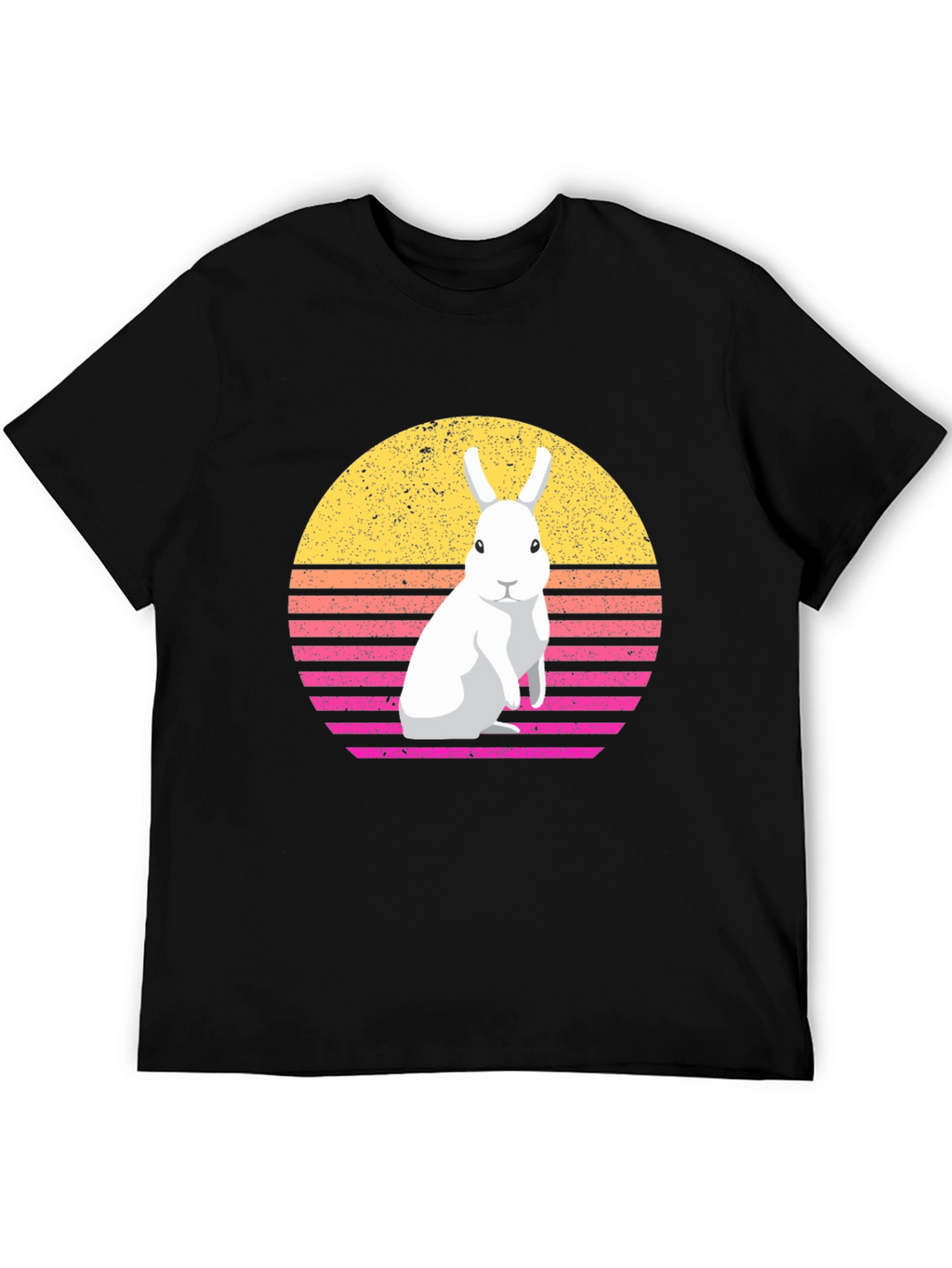 Retro Rabbit Graphic T-Shirt