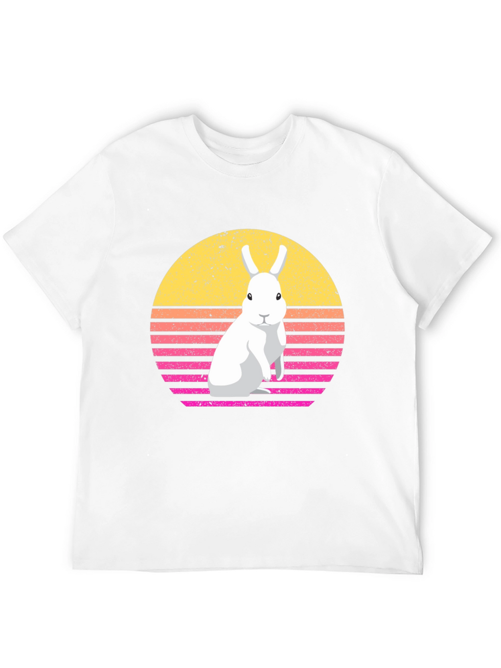 Retro Rabbit Graphic T-Shirt