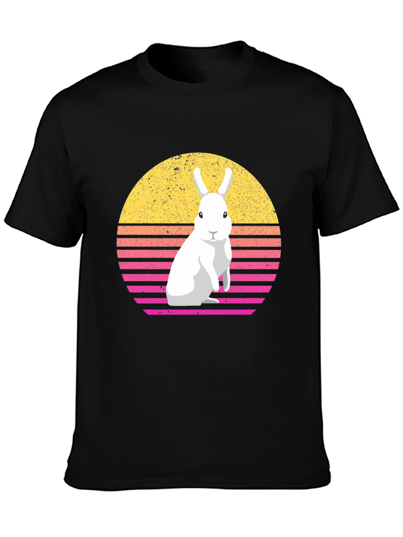 Retro Rabbit Graphic T-Shirt