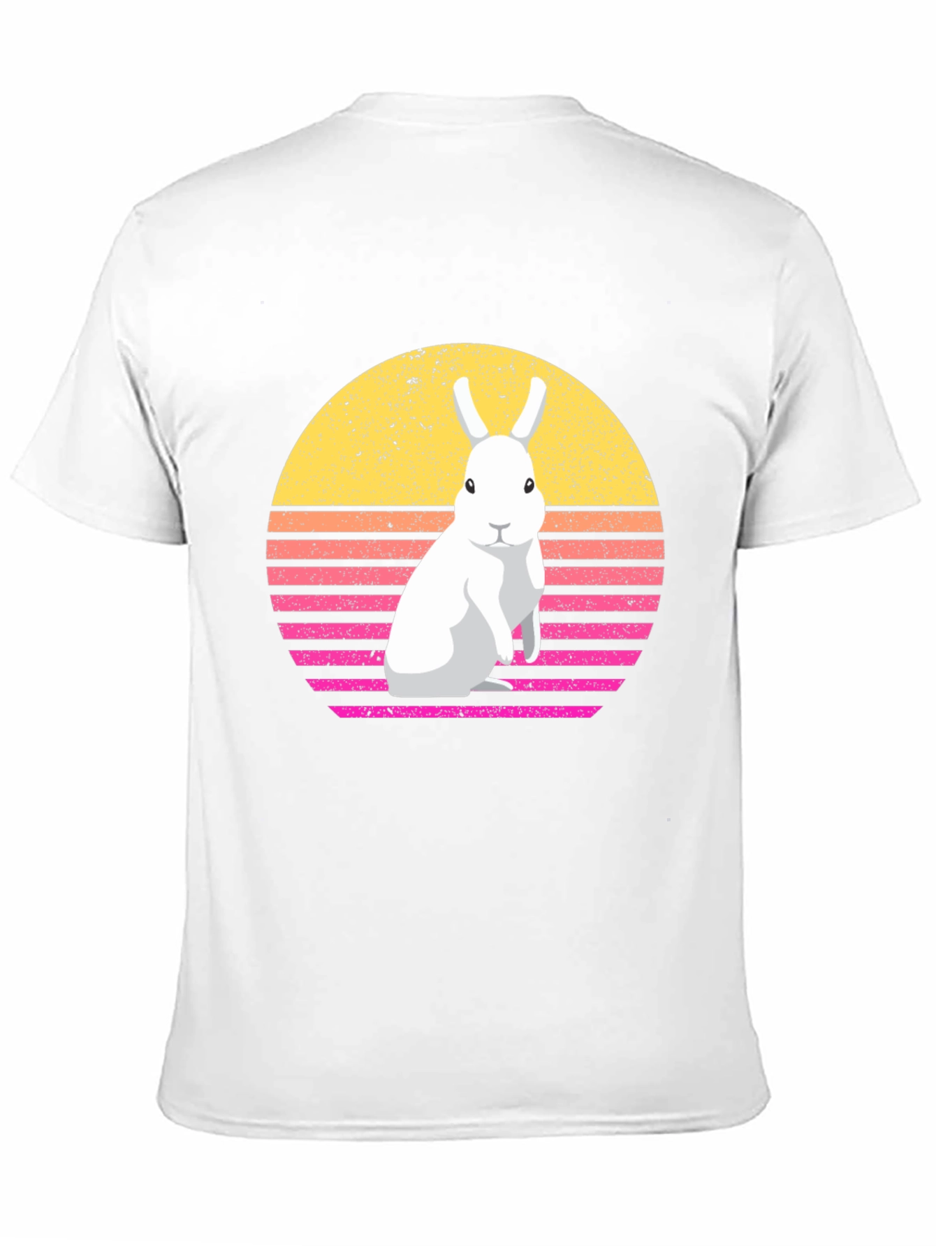 Retro Rabbit Graphic T-Shirt