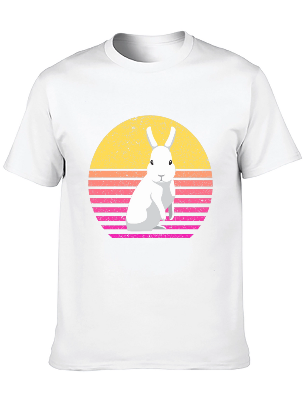 Retro Rabbit Graphic T-Shirt