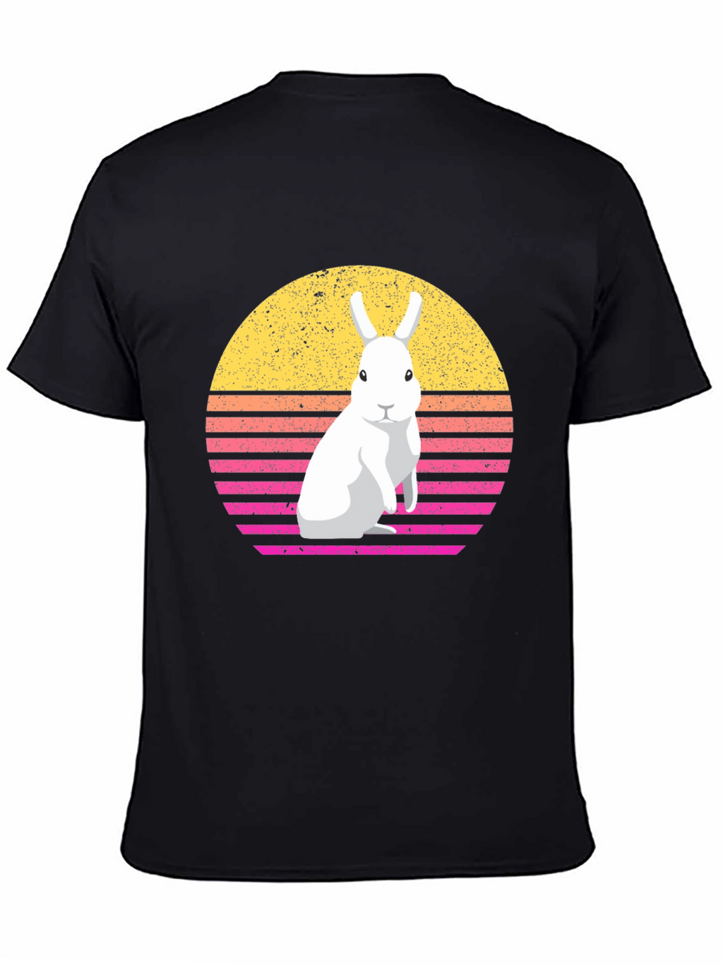 Retro Rabbit Graphic T-Shirt