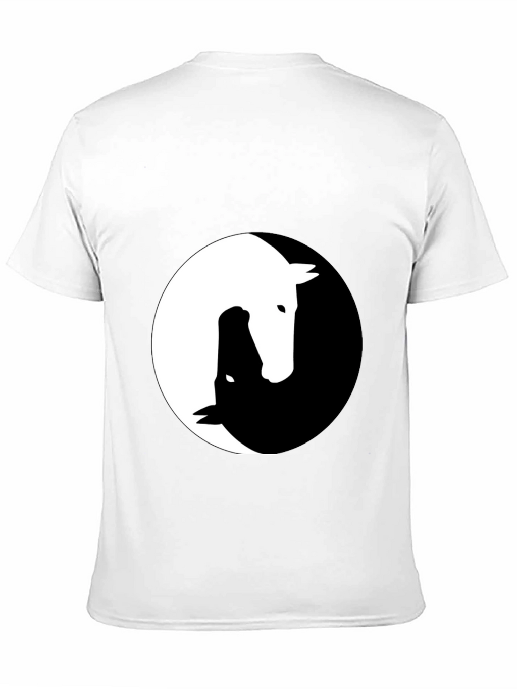 Yin Yang Horse Graphic Tee - Unique Design!