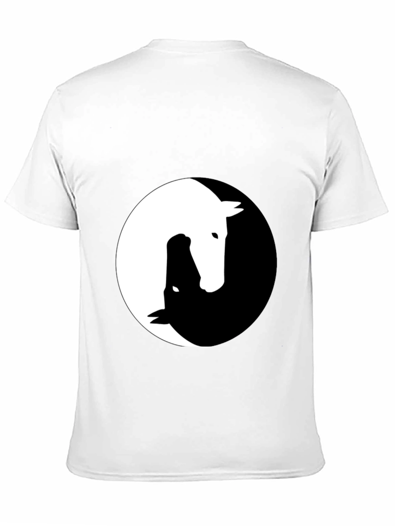 Yin Yang Horse Graphic Tee - Unique Design!