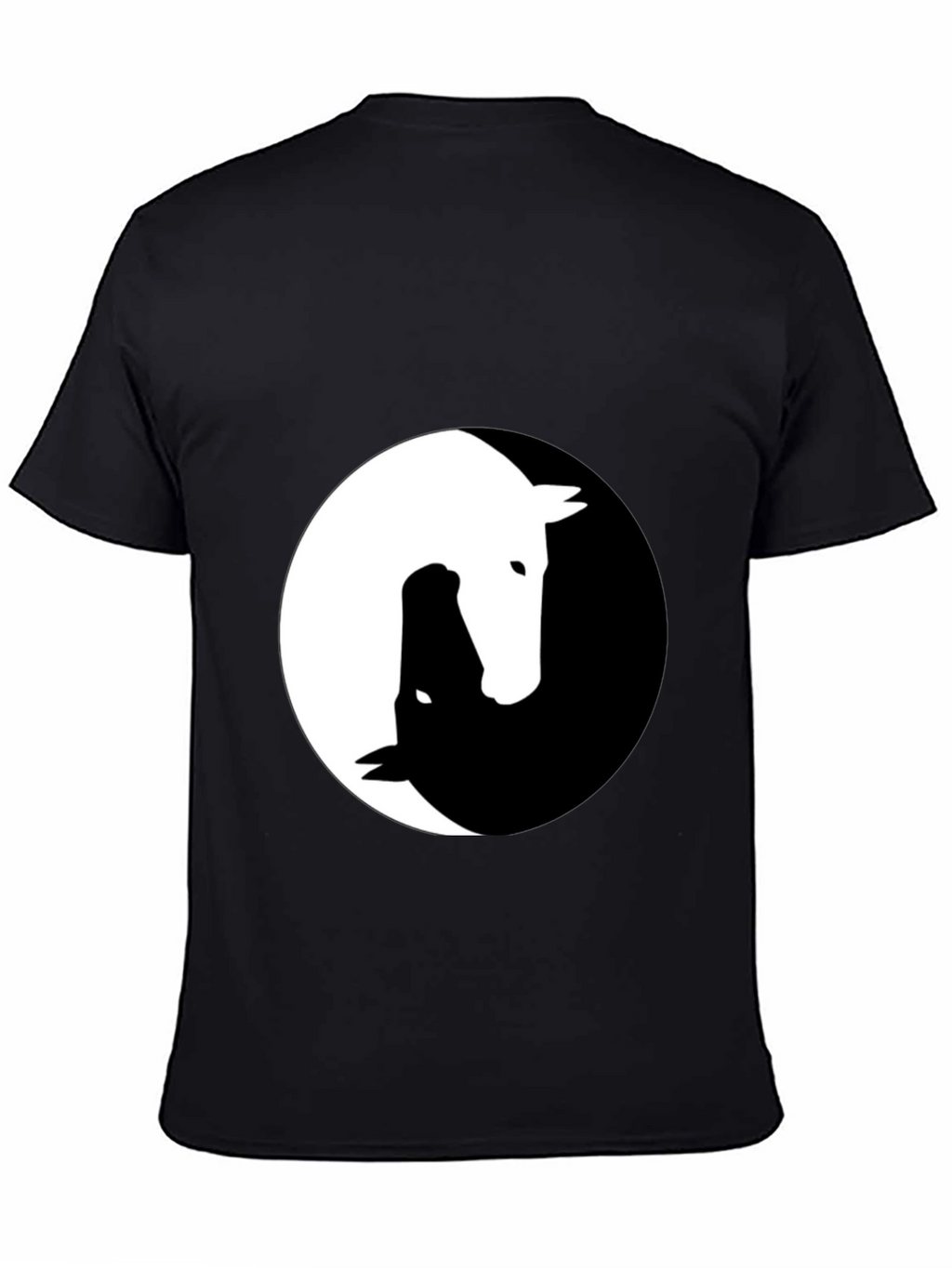 Yin Yang Horse Graphic Tee - Unique Design!