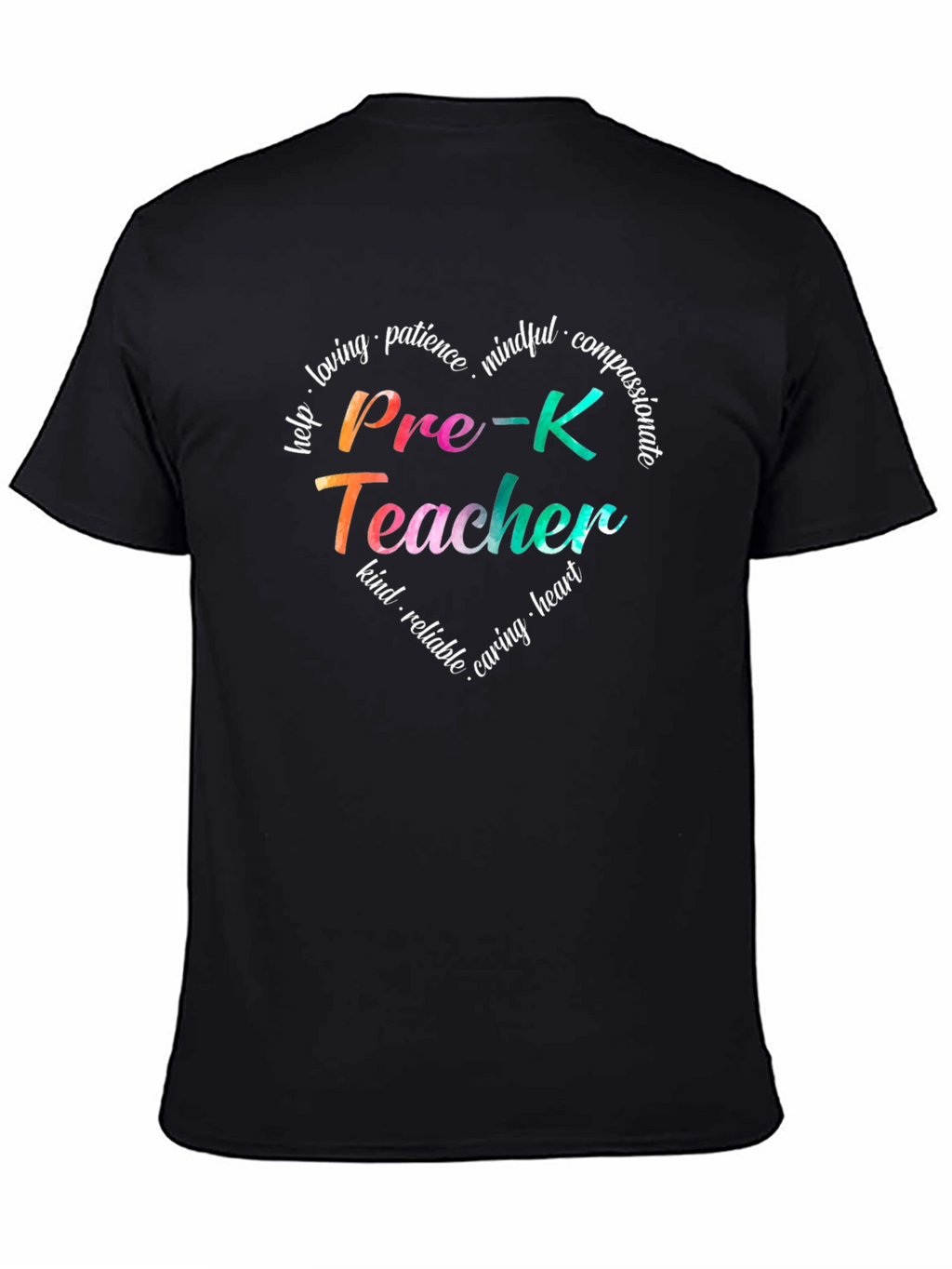 Pre-K Teacher Heart T-Shirt - Loving Kind
