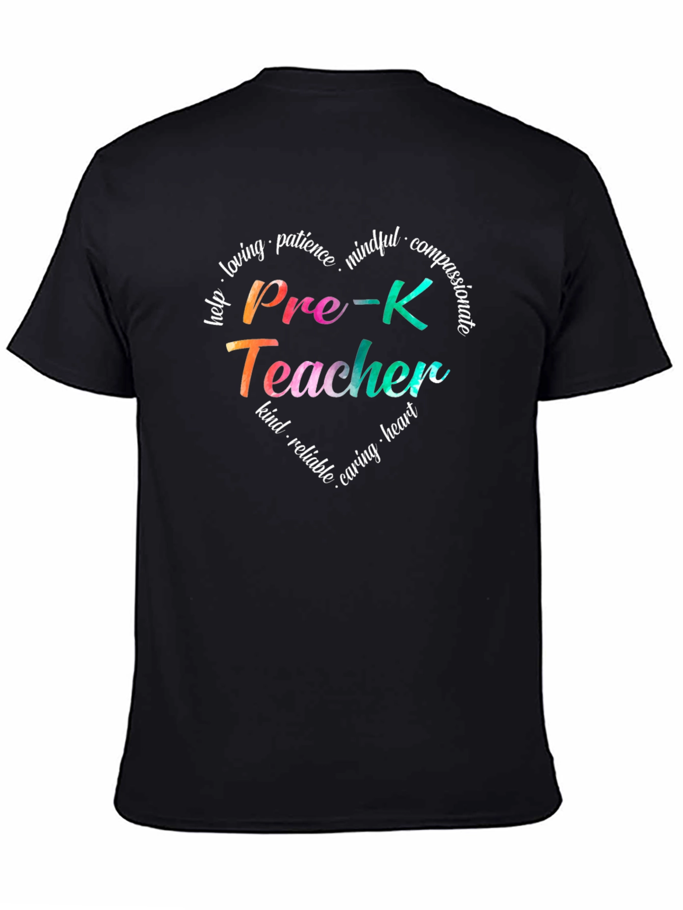 Pre-K Teacher Heart T-Shirt - Loving Kind