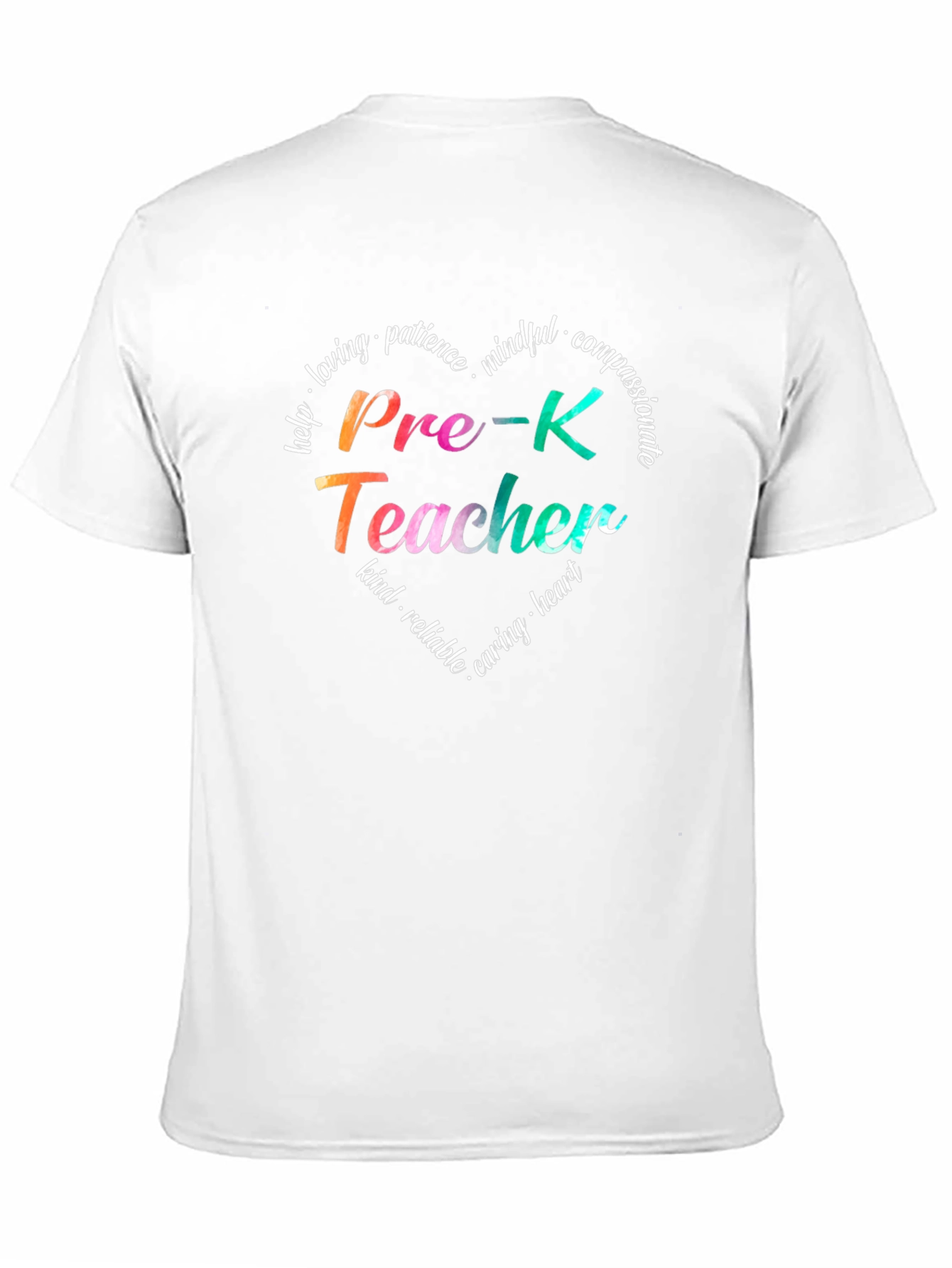 Pre-K Teacher Heart T-Shirt - Loving Kind