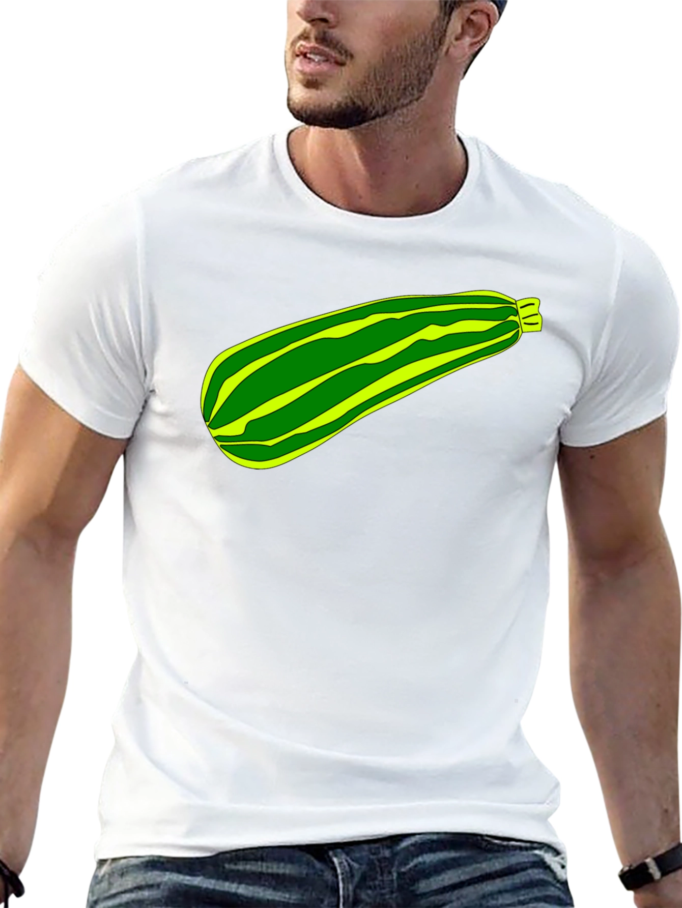 Zucchini Graphic Tee -  Unique Veggie Print