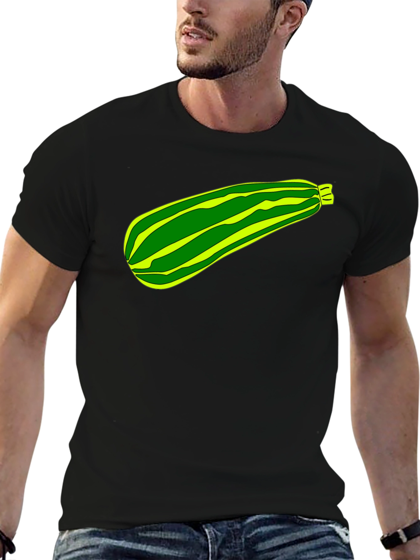 Zucchini Graphic Tee -  Unique Veggie Print