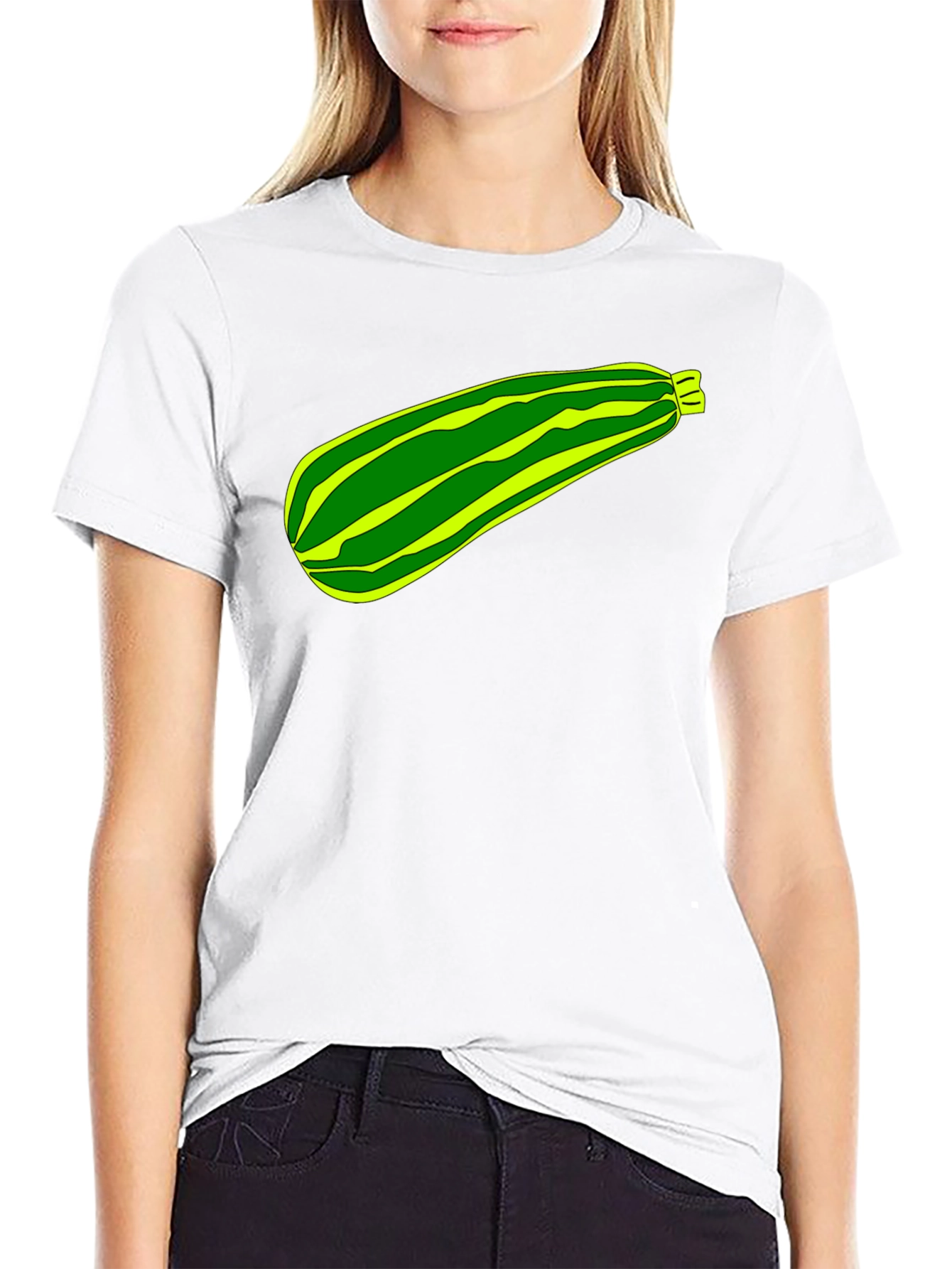 Zucchini Graphic Tee -  Unique Veggie Print
