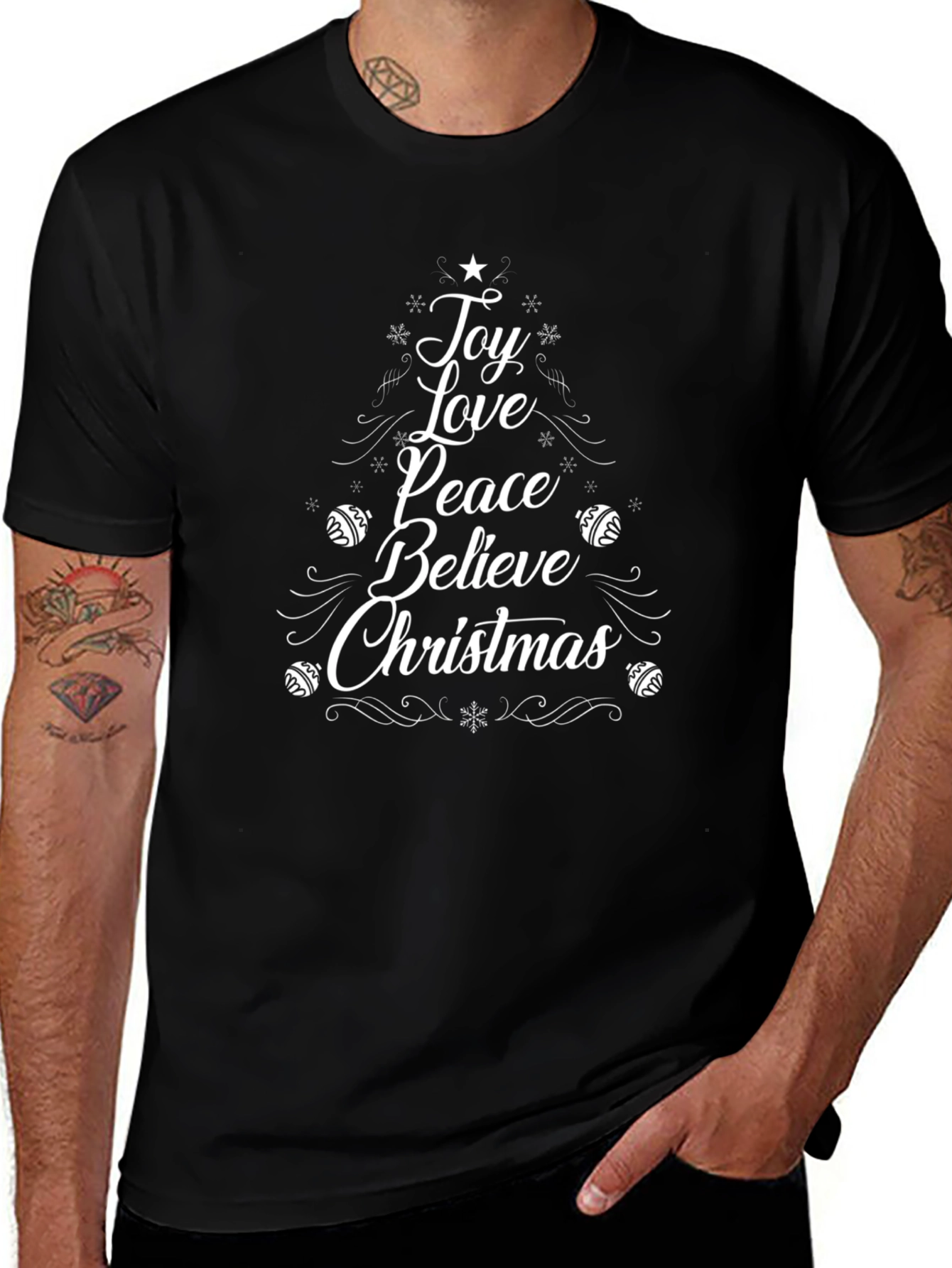Festive Christmas Tree T-Shirt