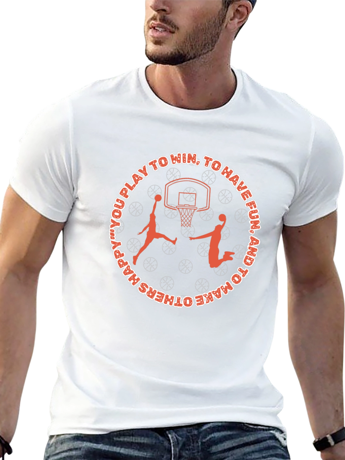 Basketball Motivational Graphic Tee