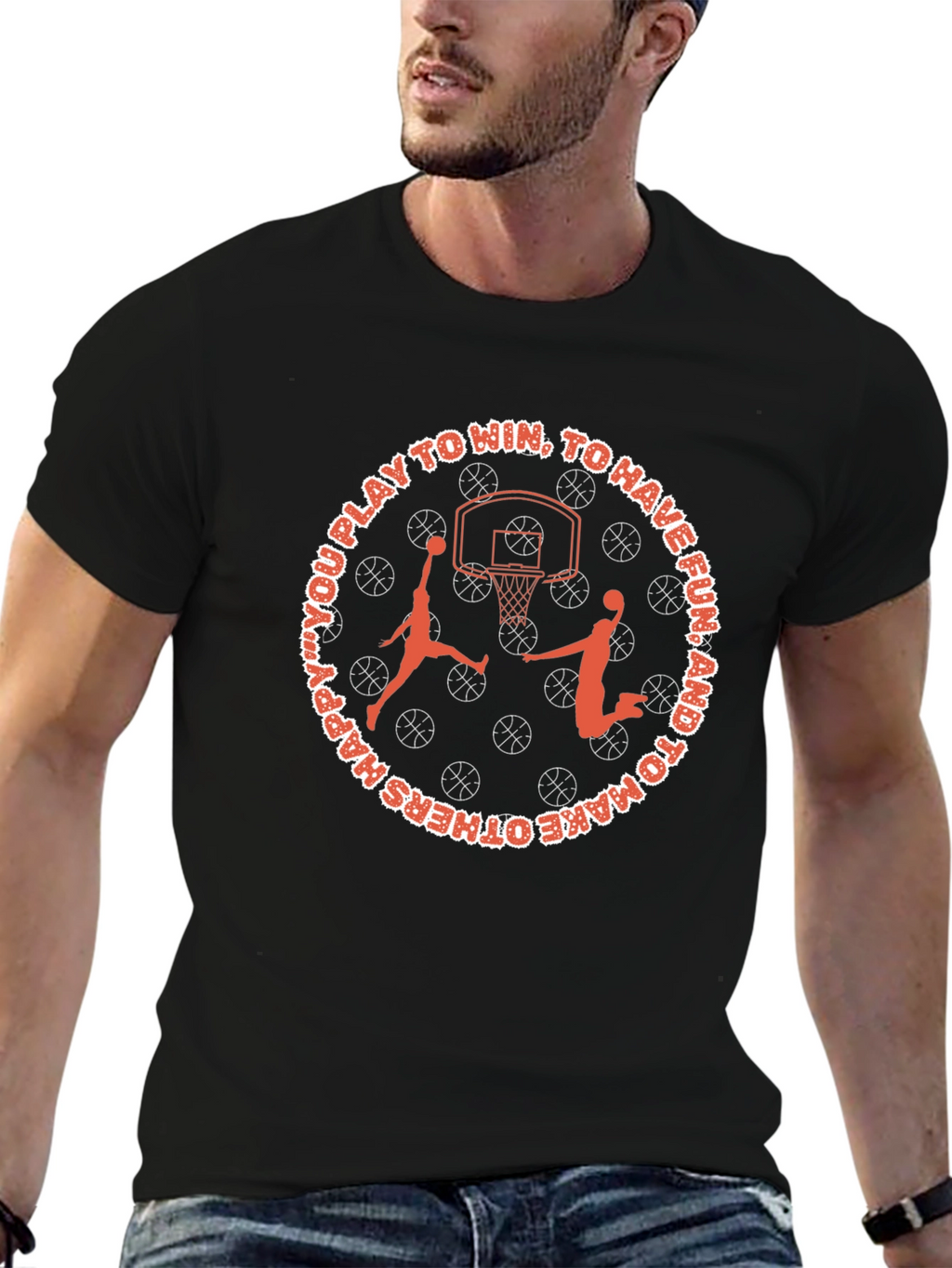 Basketball Motivational Graphic Tee