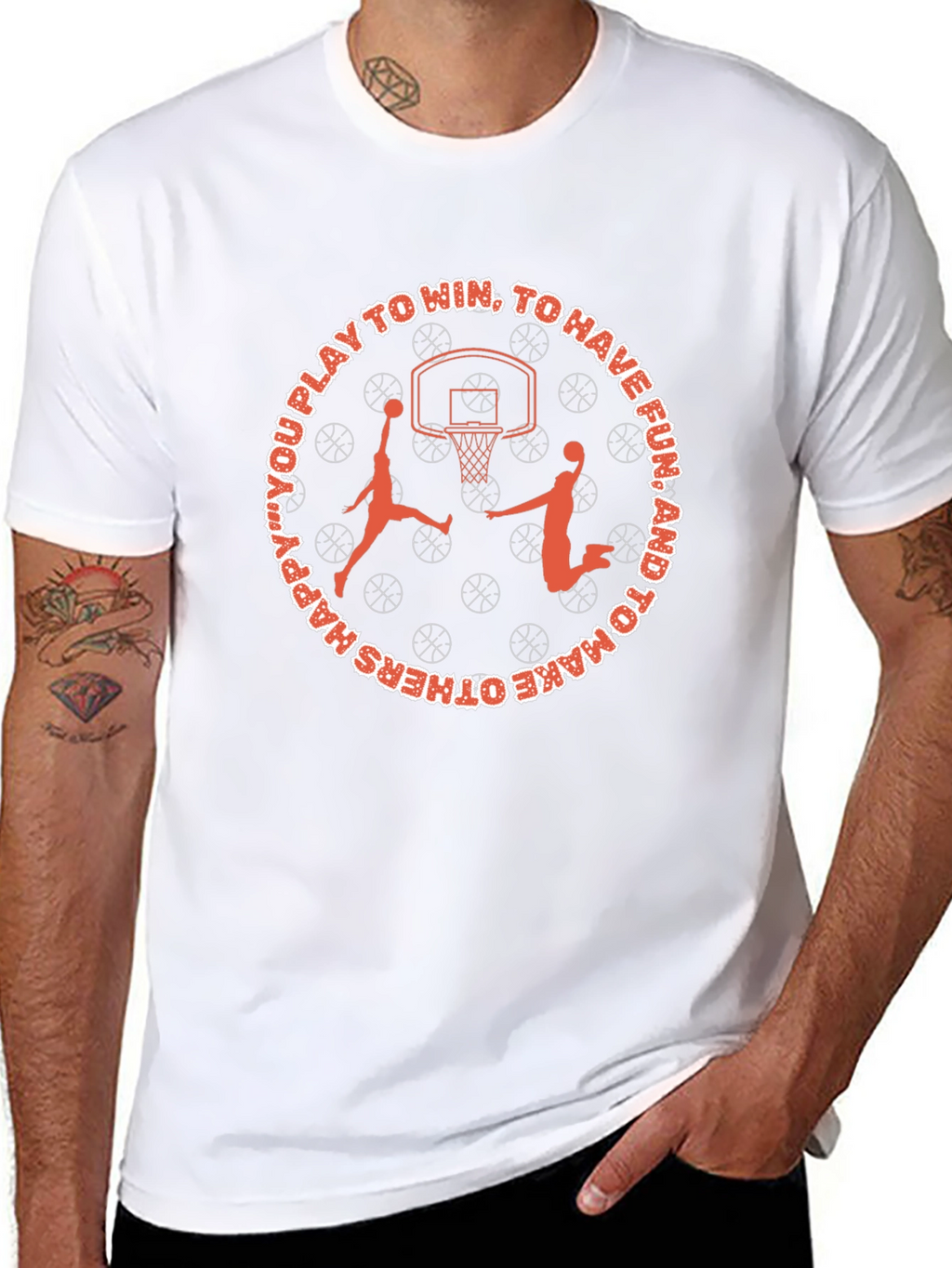 Basketball Motivational Graphic Tee