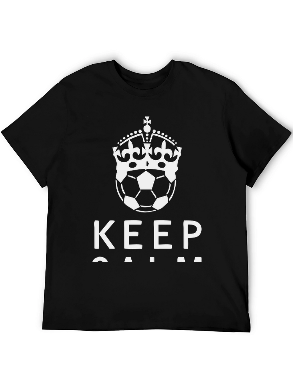 Keep Calm Soccer Crown T-Shirt