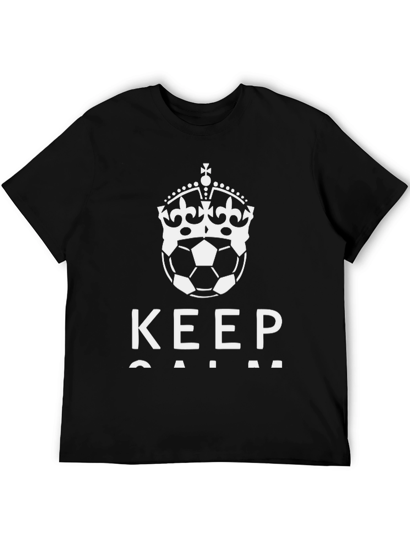 Keep Calm Soccer Crown T-Shirt