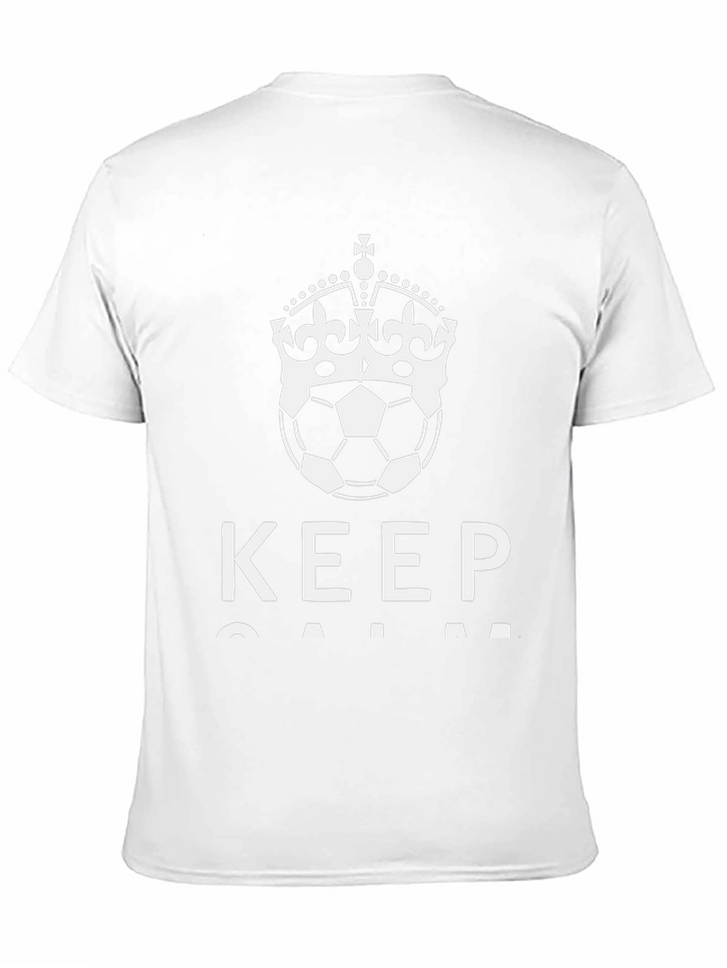 Keep Calm Soccer Crown T-Shirt