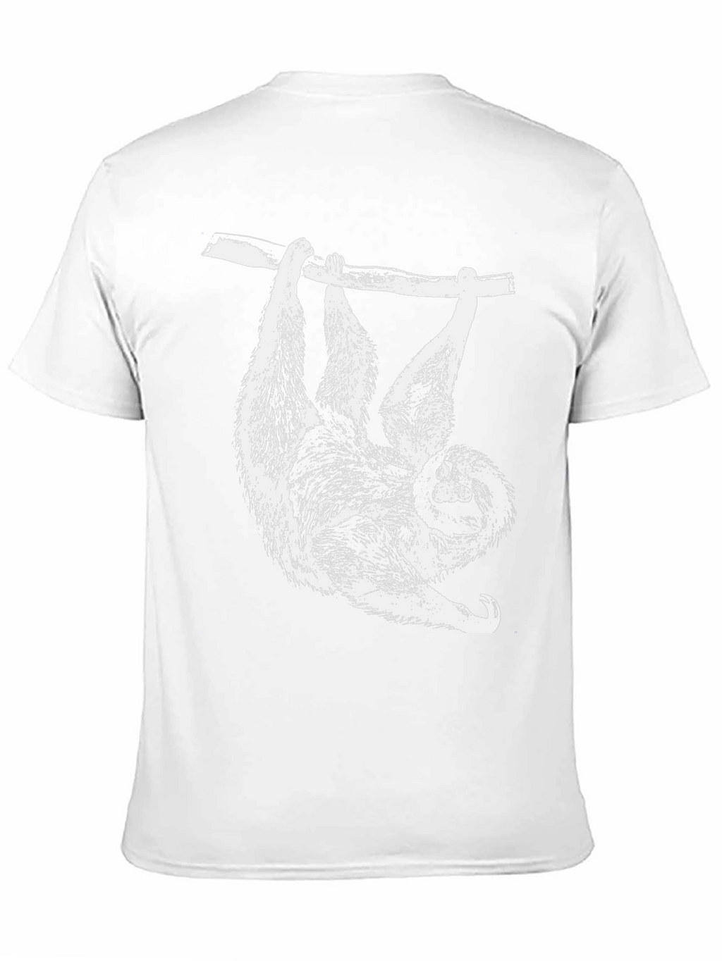 Sloth Hanging T-Shirt - Cool Animal Graphic Tee
