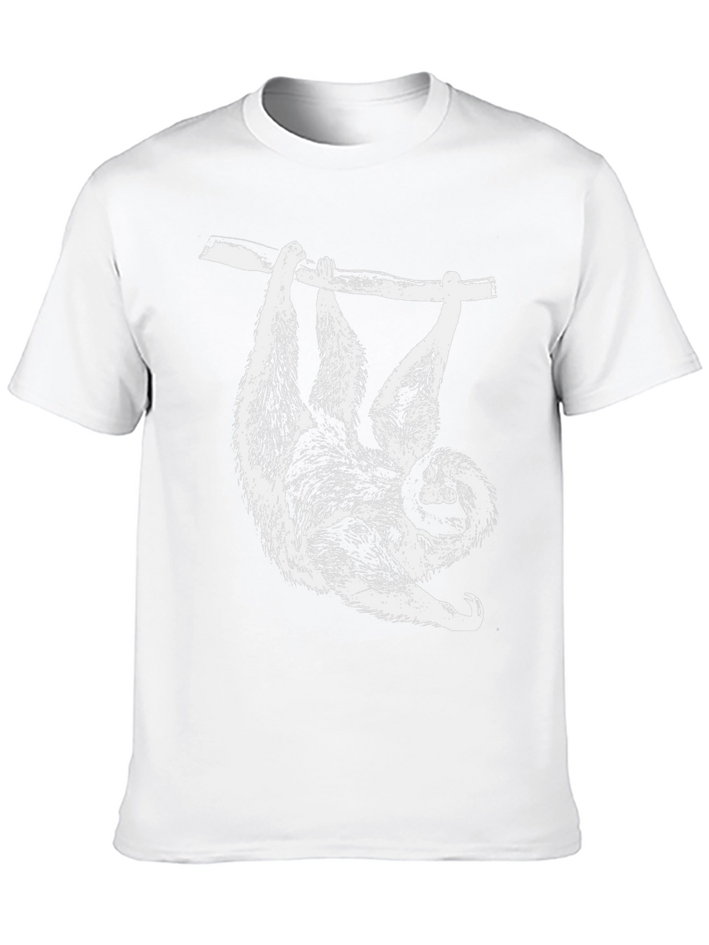 Sloth Hanging T-Shirt - Cool Animal Graphic Tee