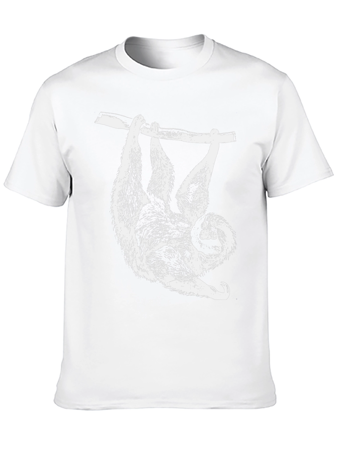 Sloth Hanging T-Shirt - Cool Animal Graphic Tee