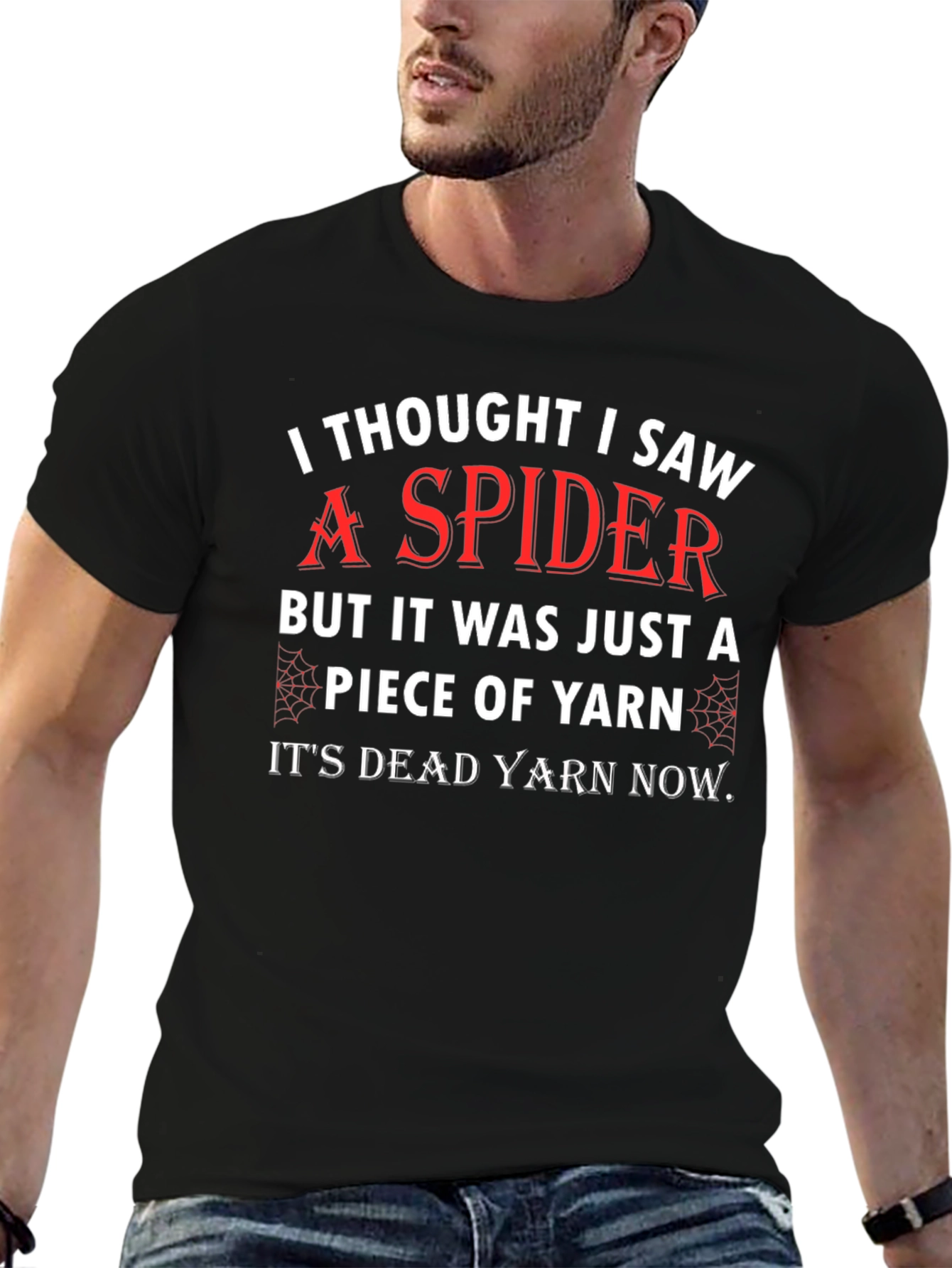 Funny Spider Yarn T-Shirt