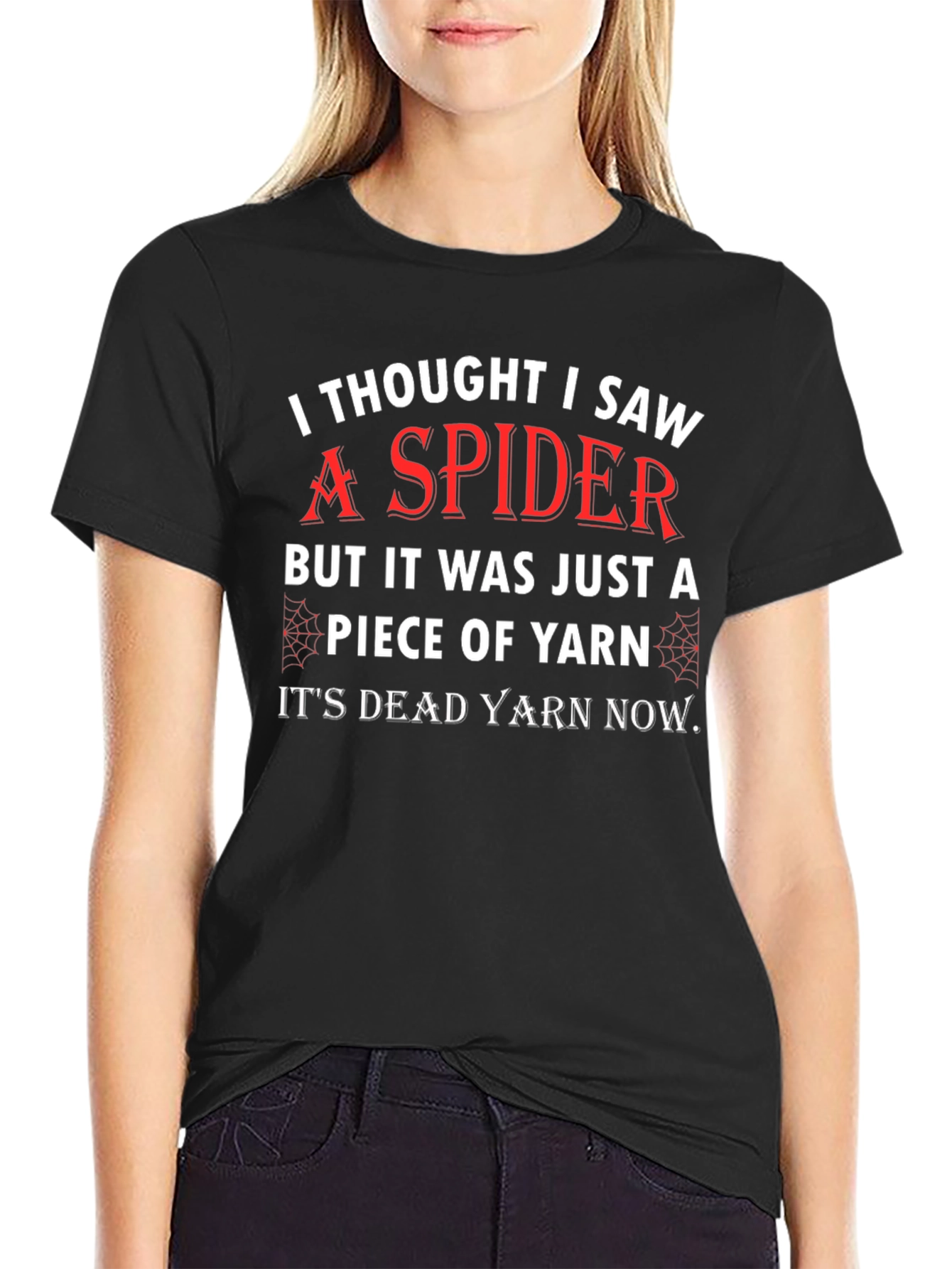 Funny Spider Yarn T-Shirt