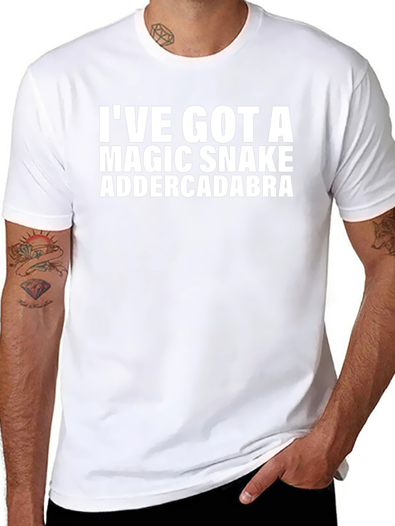 Magic Snake T-Shirt - Addercadabra Funny Tee