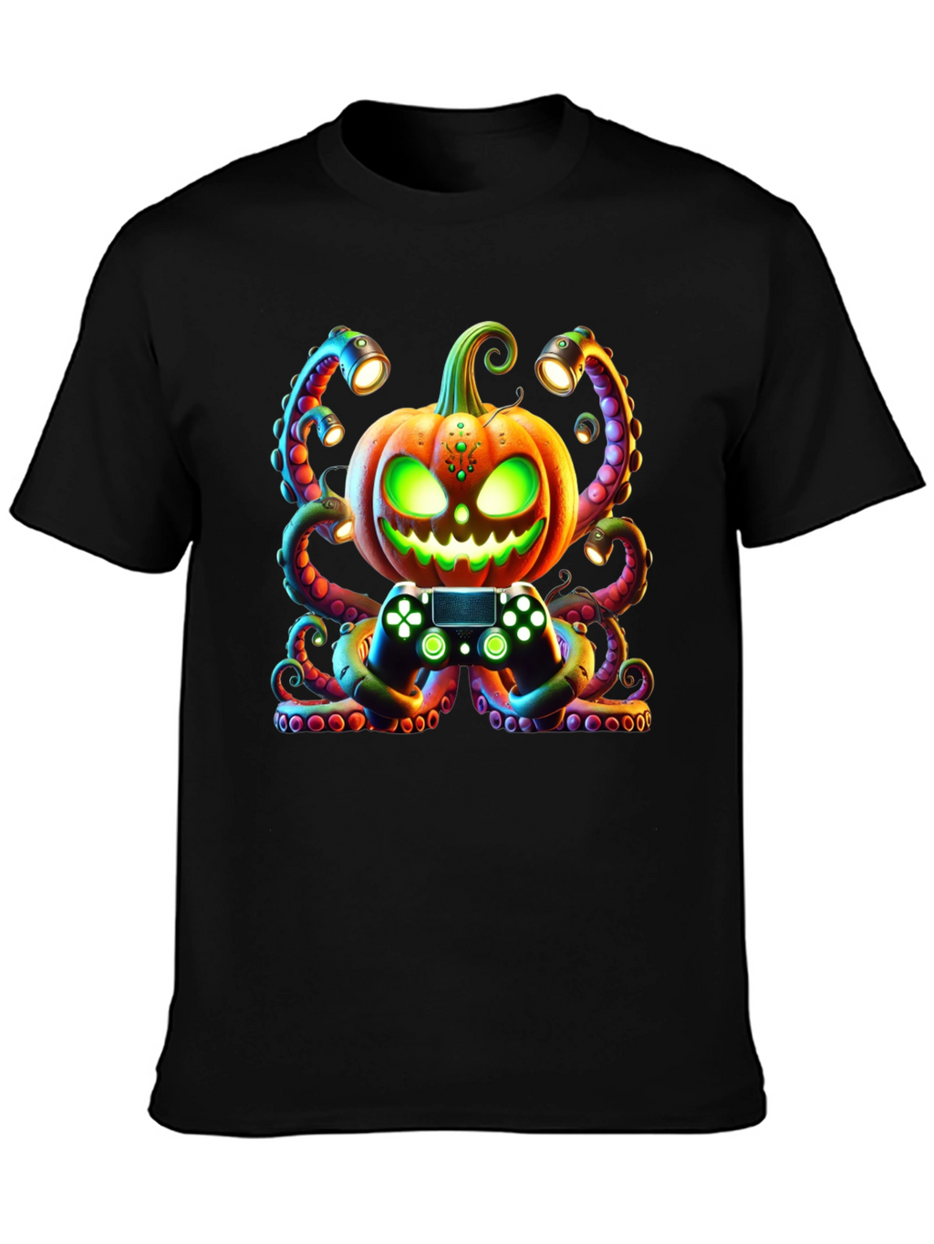 Gamer Pumpkin Graphic Tee