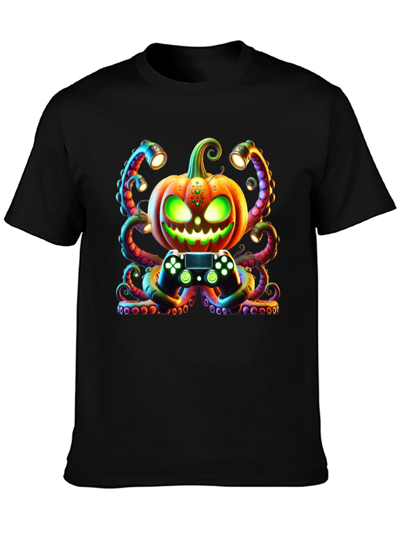 Gamer Pumpkin Graphic Tee