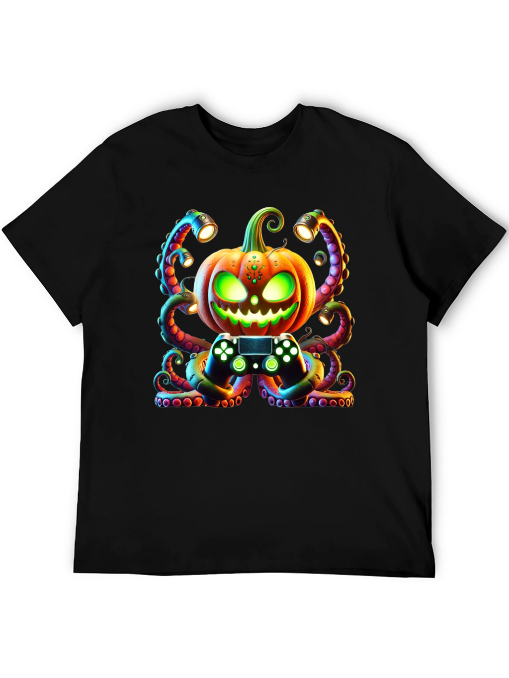 Gamer Pumpkin Graphic Tee