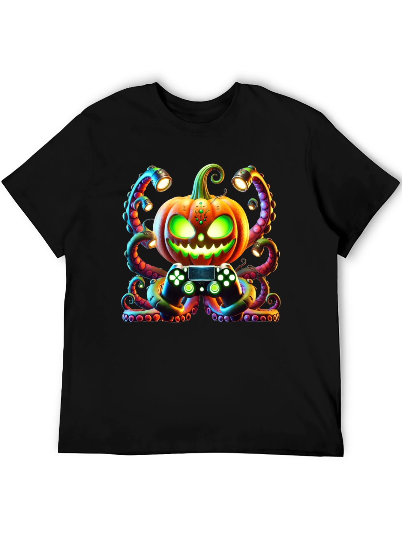 Gamer Pumpkin Graphic Tee