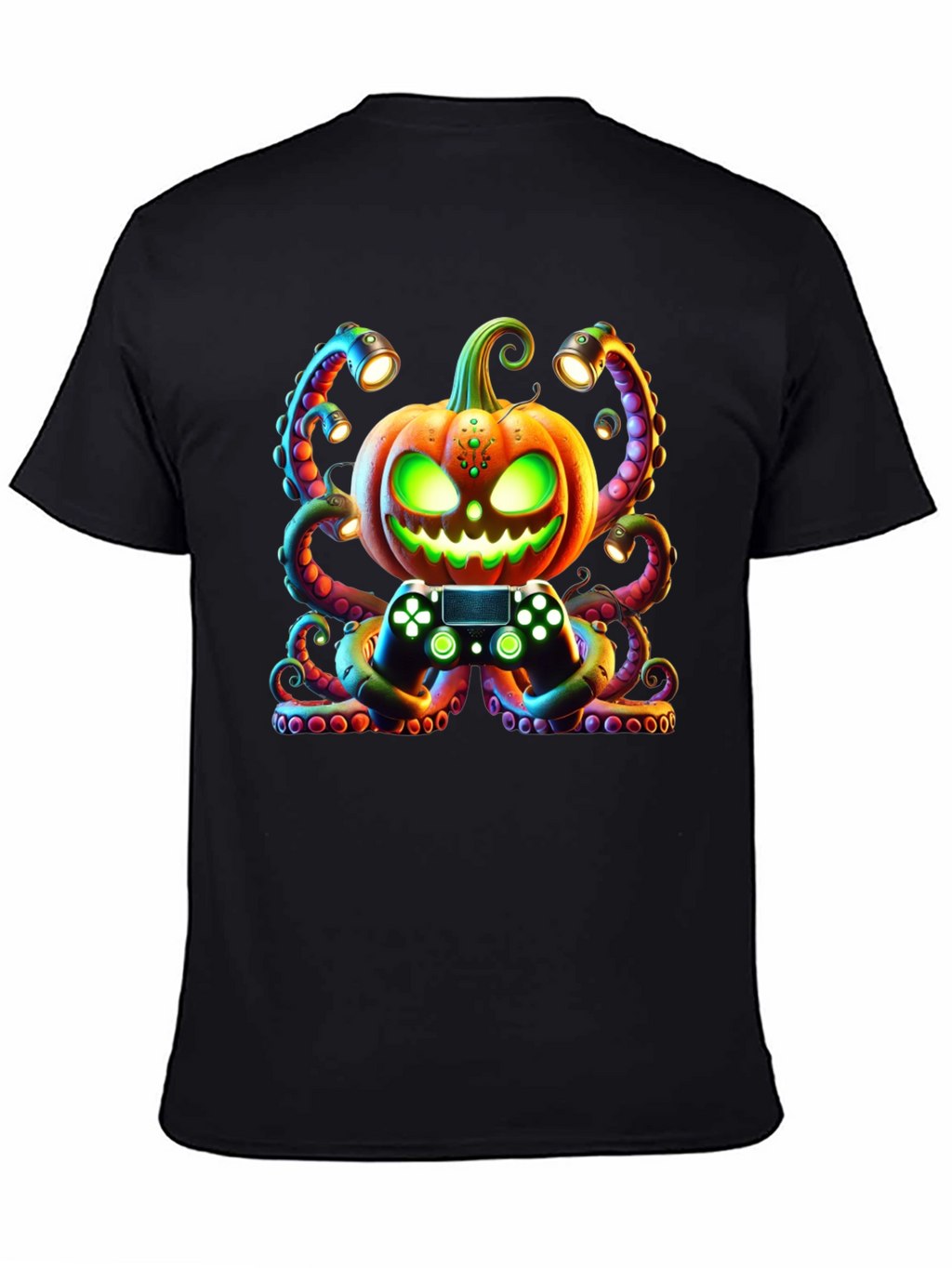 Gamer Pumpkin Graphic Tee
