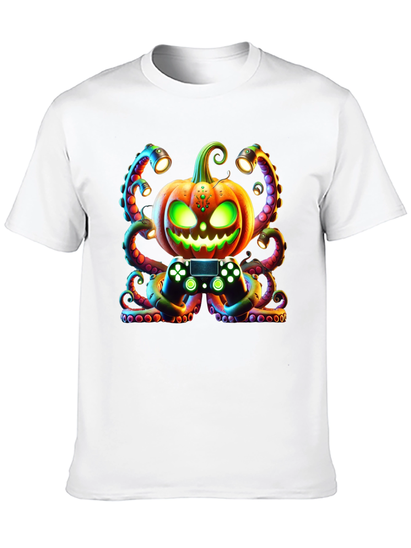 Gamer Pumpkin Graphic Tee