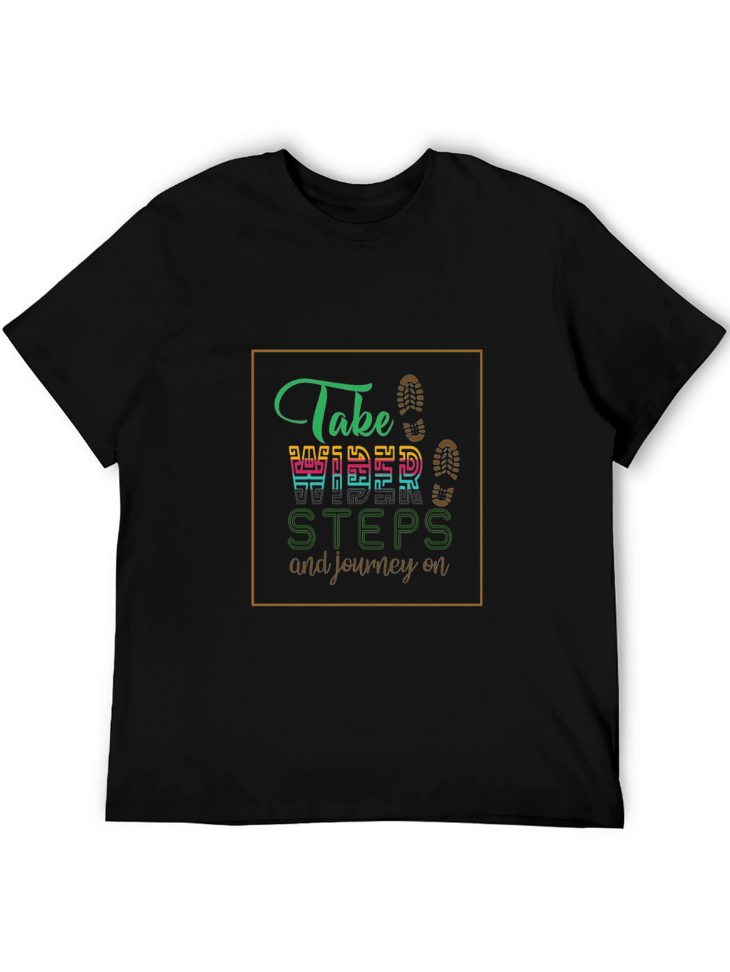 Motivational Journey Black T-Shirt